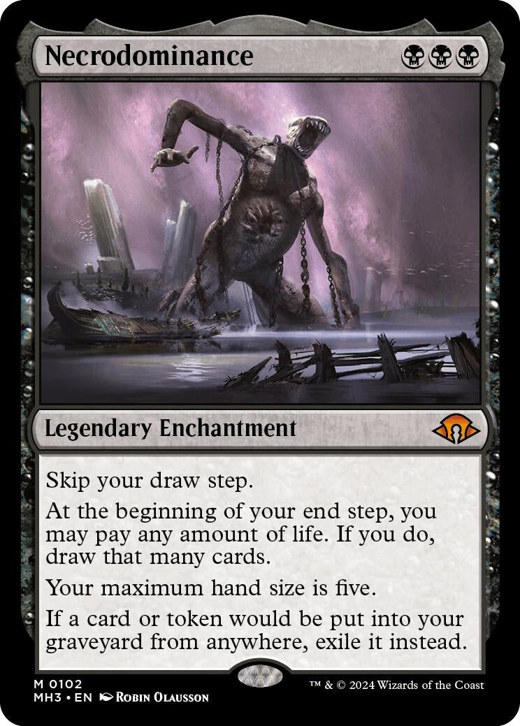 Image for Necrodominance (102) (MH3) - Magic: The Gathering
