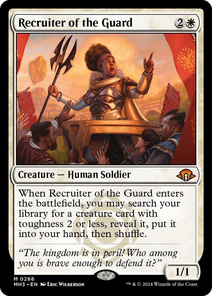 Image for Recruiter of the Guard (266) (MH3) - Magic: The Gathering