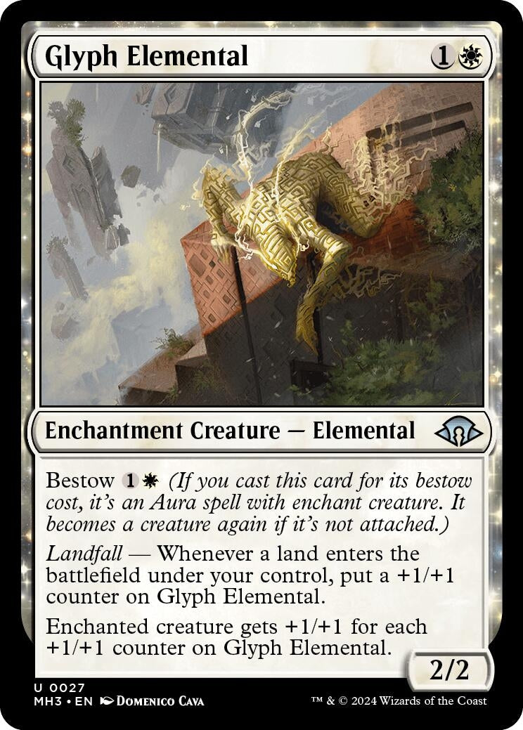 Image for Glyph Elemental (27) (MH3) - Magic: The Gathering