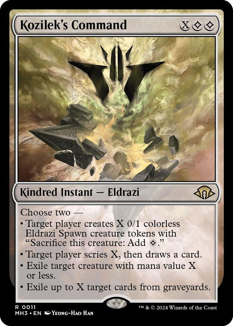 Image for Kozilek's Command (11) (MH3) - Magic: The Gathering