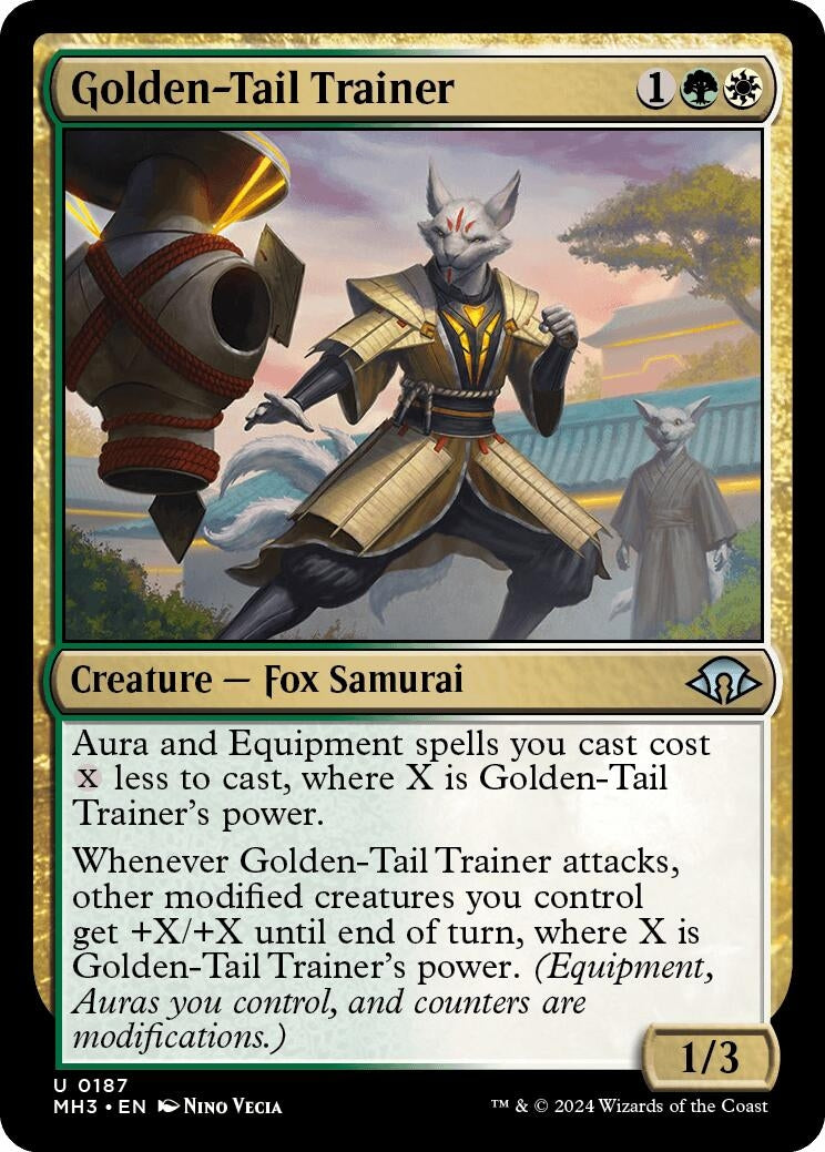 Image for Golden-Tail Trainer (187) (MH3) - Magic: The Gathering
