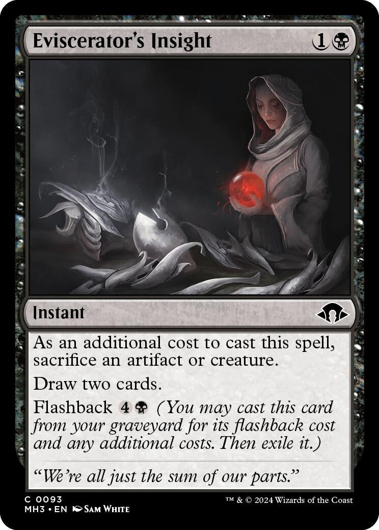 Image for Eviscerator's Insight (93) (MH3) - Magic: The Gathering