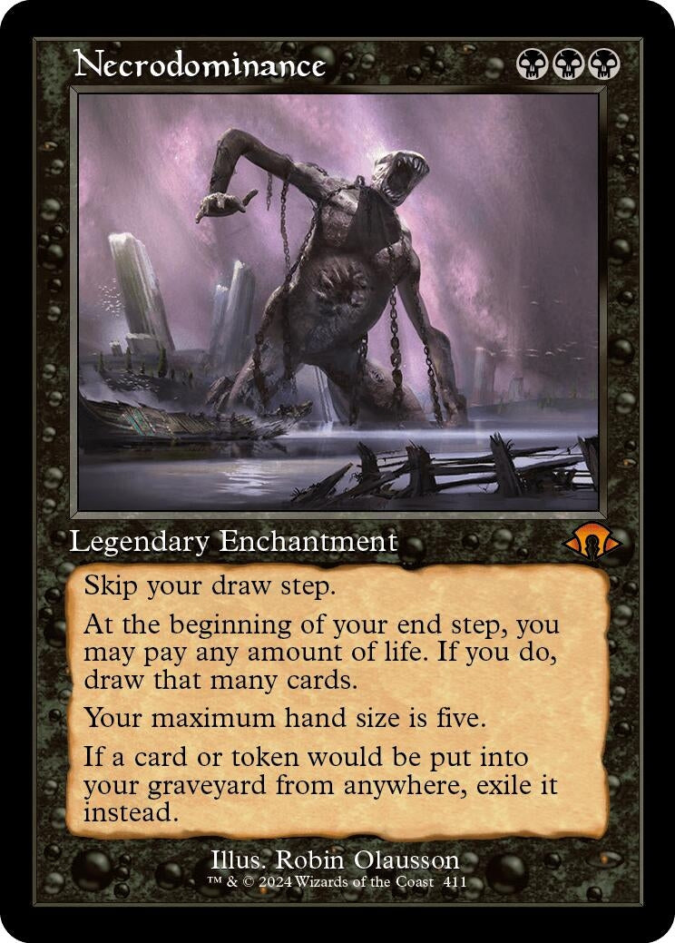Image for Necrodominance (Retro Frame) (411) (MH3) - Magic: The Gathering