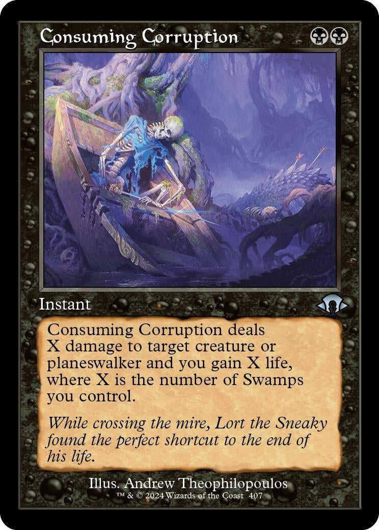 Image for Consuming Corruption (Retro Frame) (407) (MH3) - Magic: The Gathering