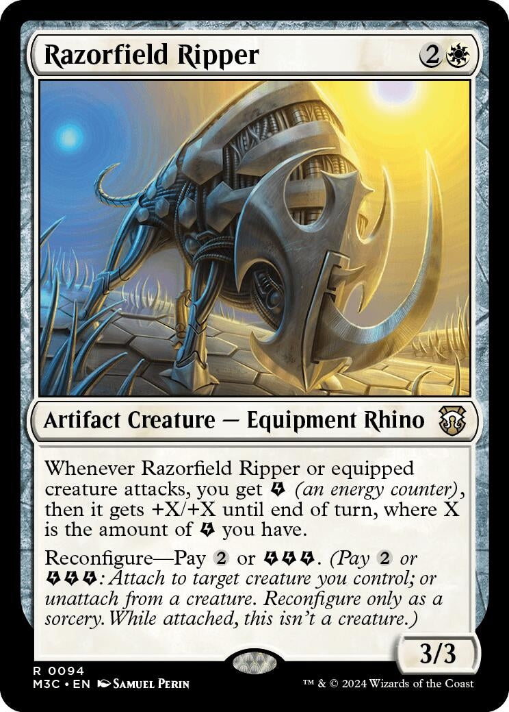 Image for Razorfield Ripper (94) (M3C) - Magic: The Gathering
