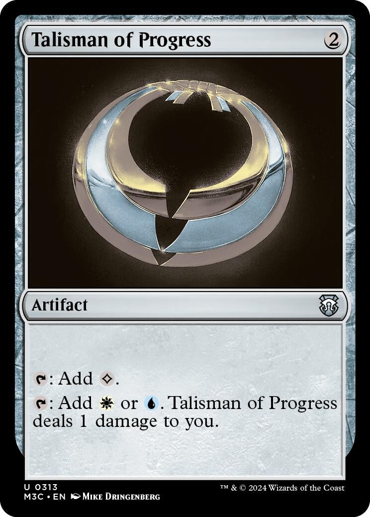 Image for Talisman of Progress (313) (M3C) - Magic: The Gathering