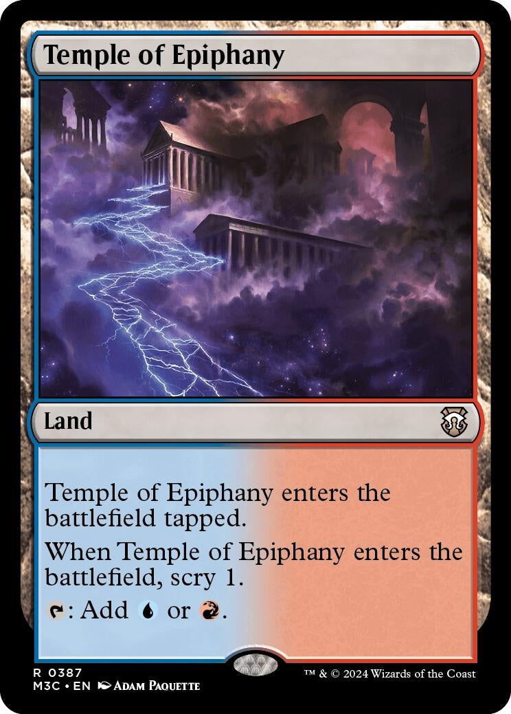 Image for Temple of Epiphany (387) (M3C) - Magic: The Gathering