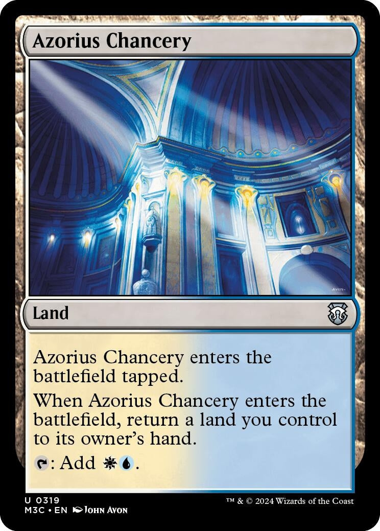 Image for Azorius Chancery (319) (M3C) - Magic: The Gathering