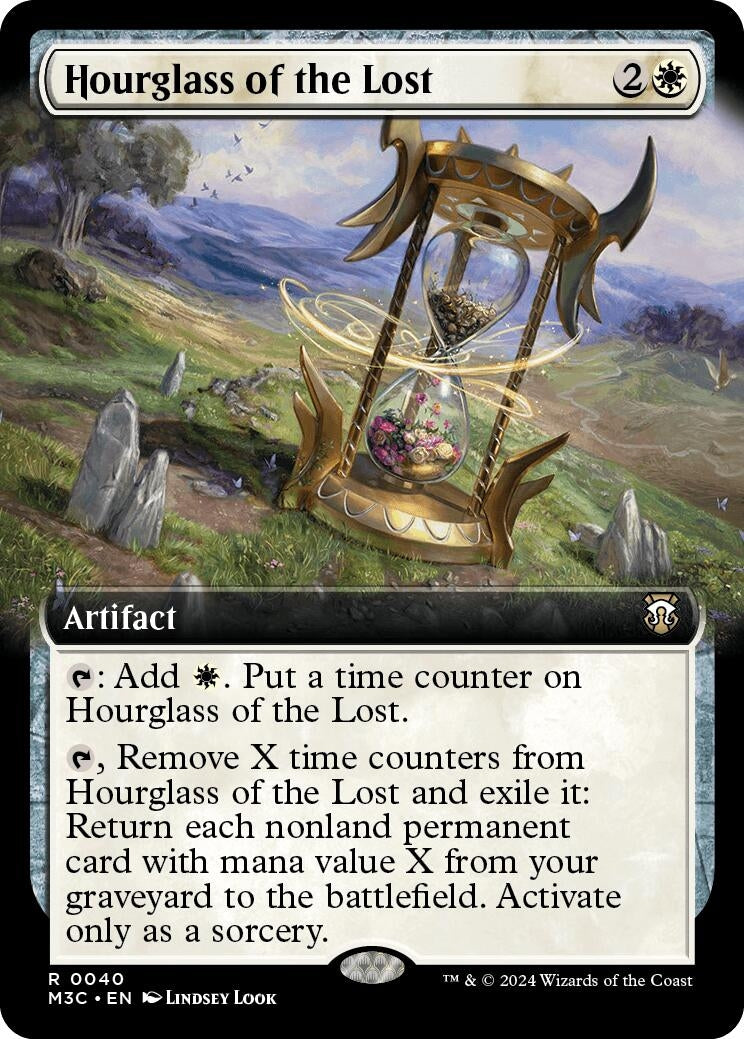 Image for Hourglass of the Lost (Extended Art) (40) (M3C) - Magic: The Gathering