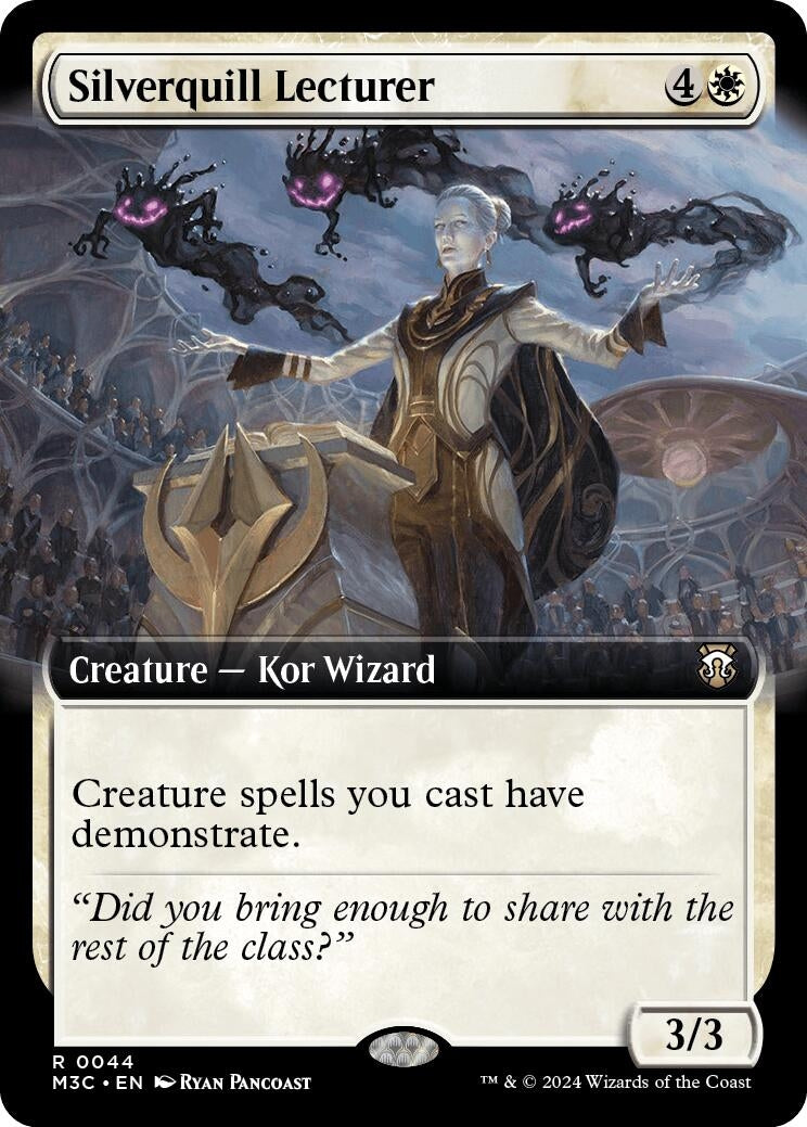 Image for Silverquill Lecturer (Extended Art) (44) (M3C) - Magic: The Gathering