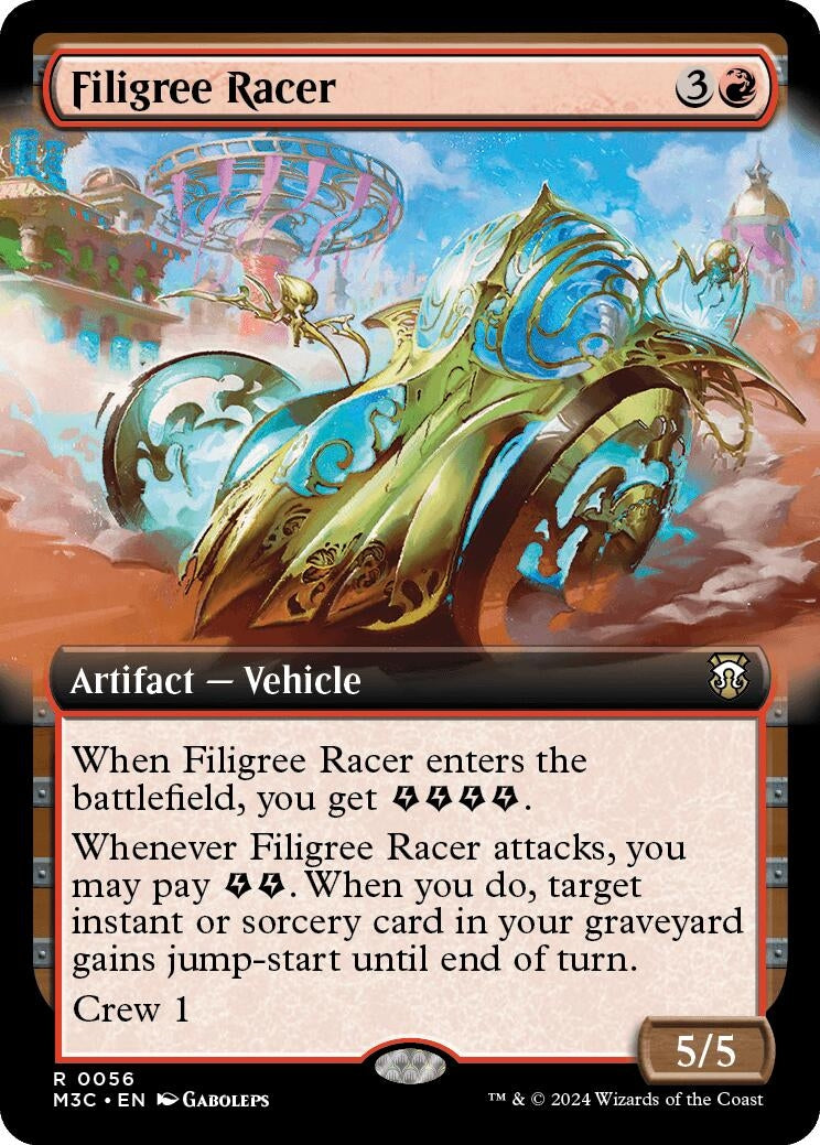 Image for Filigree Racer (Extended Art) (56) (M3C) - Magic: The Gathering