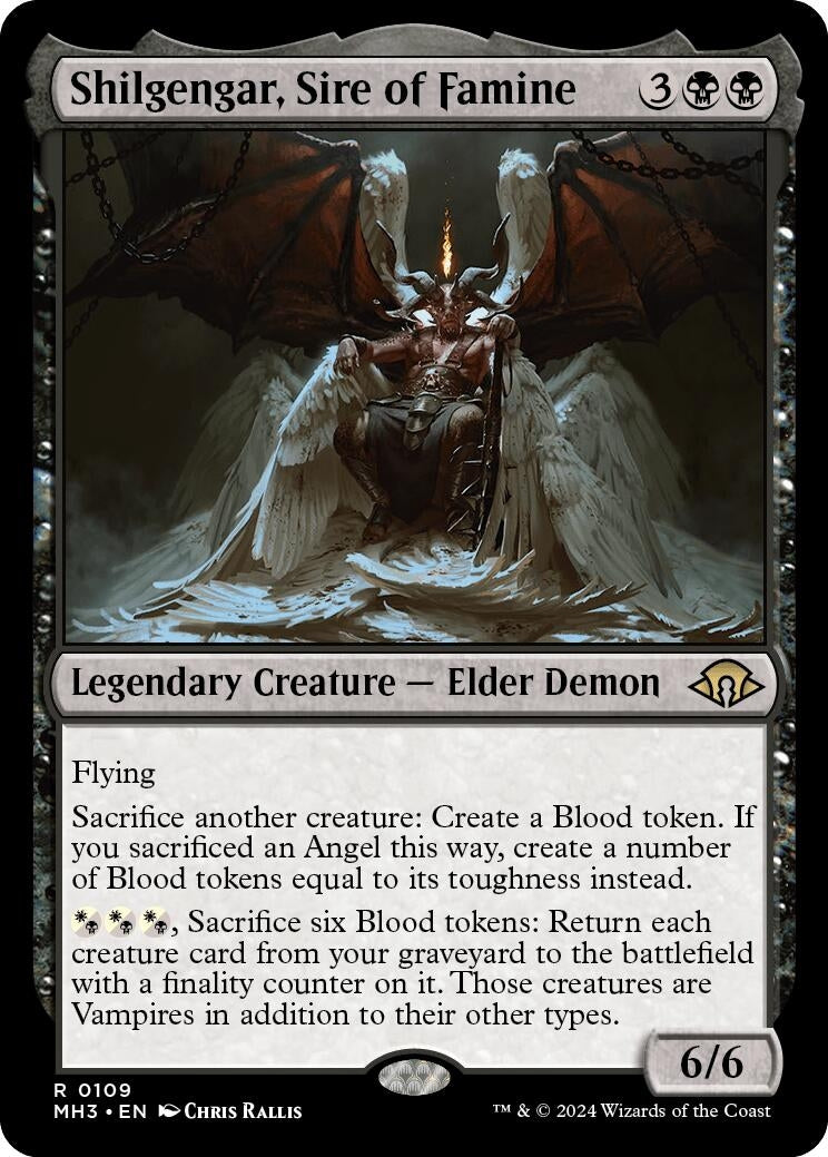 Image for Shilgengar, Sire of Famine (109) (MH3) - Magic: The Gathering