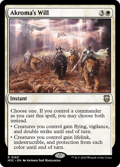 Akroma's Will (Ripple Foil) (165) (M3C)