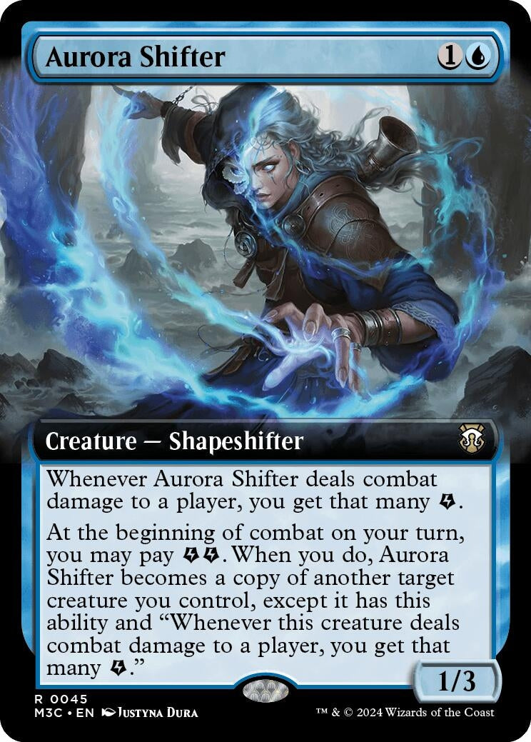Image for Aurora Shifter (Extended Art) (Ripple Foil) (45) (M3C) - Magic: The Gathering