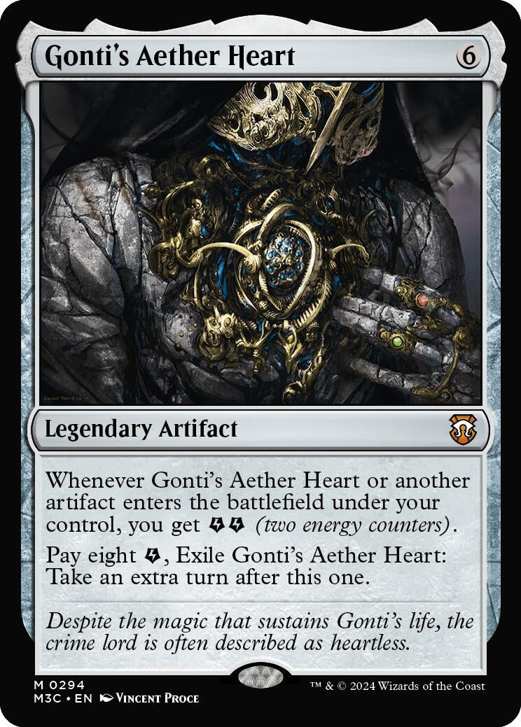 Image for Gonti's Aether Heart (Ripple Foil) (294) (M3C) - Magic: The Gathering