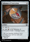 Image for Talisman of Conviction (Ripple Foil) (307) (M3C) - Magic: The Gathering