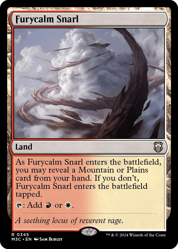 Image for Furycalm Snarl (Ripple Foil) (345) (M3C) - Magic: The Gathering