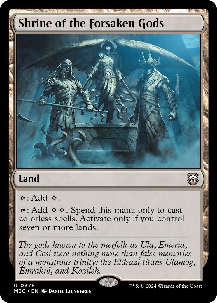 Image for Shrine of the Forsaken Gods (376) (M3C) - Magic: The Gathering