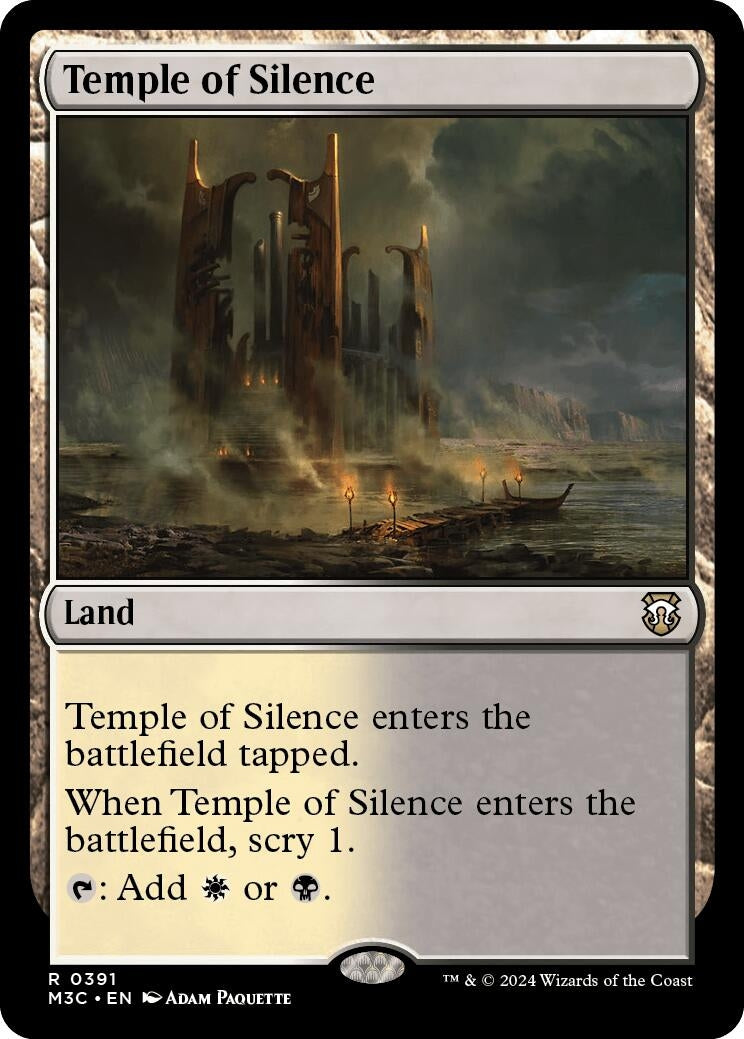 Image for Temple of Silence (391) (M3C) - Magic: The Gathering