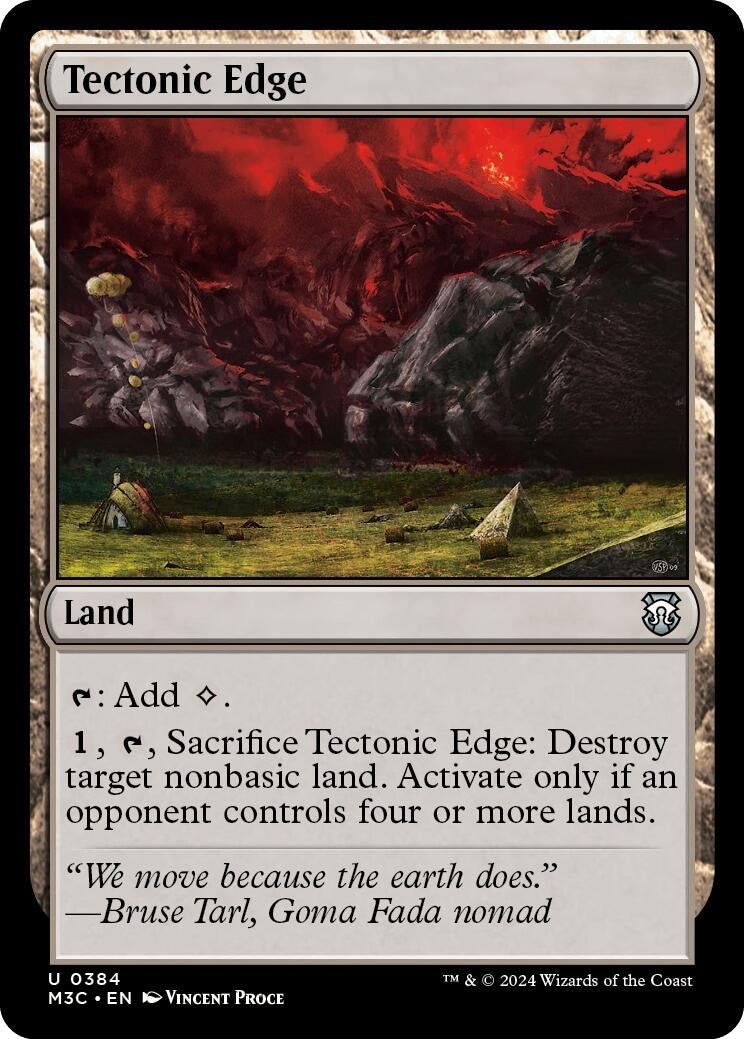Image for Tectonic Edge (384) (M3C) - Magic: The Gathering