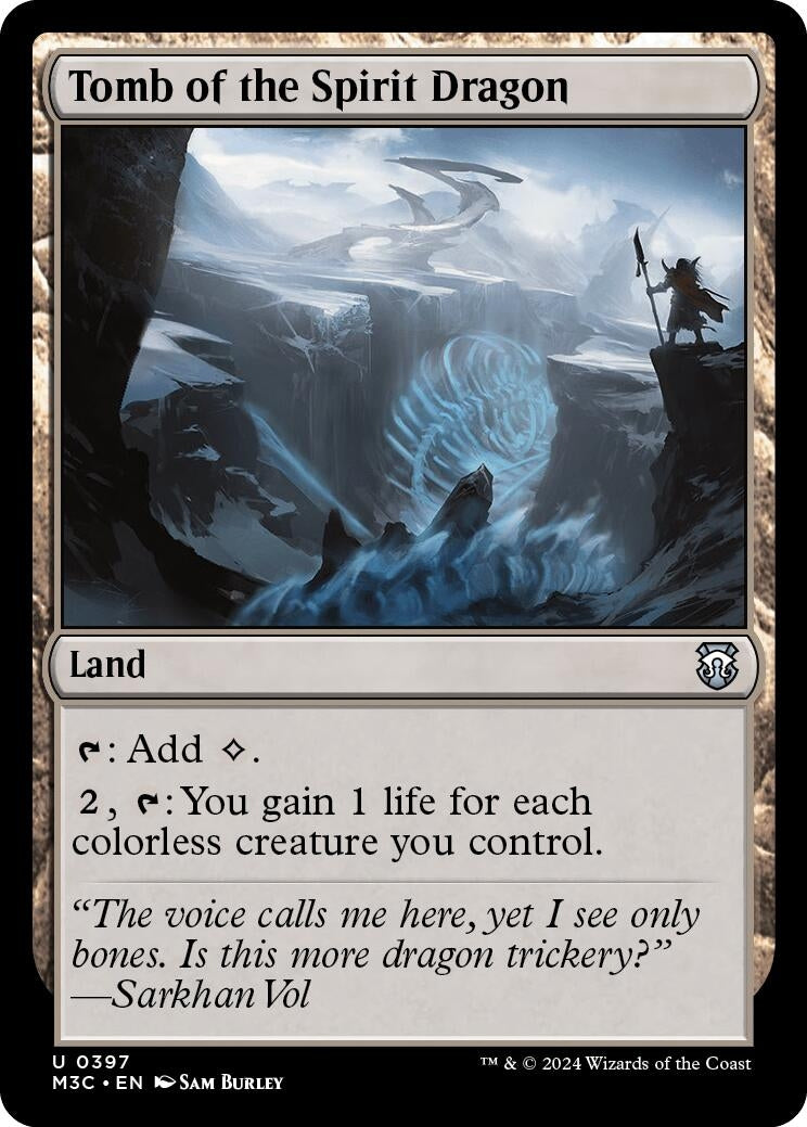 Image for Tomb of the Spirit Dragon (397) (M3C) - Magic: The Gathering