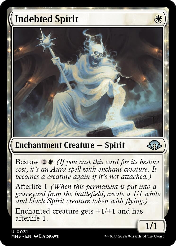 Image for Indebted Spirit (31) (MH3) - Magic: The Gathering