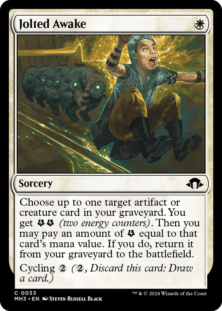 Image for Jolted Awake (33) (MH3) - Magic: The Gathering