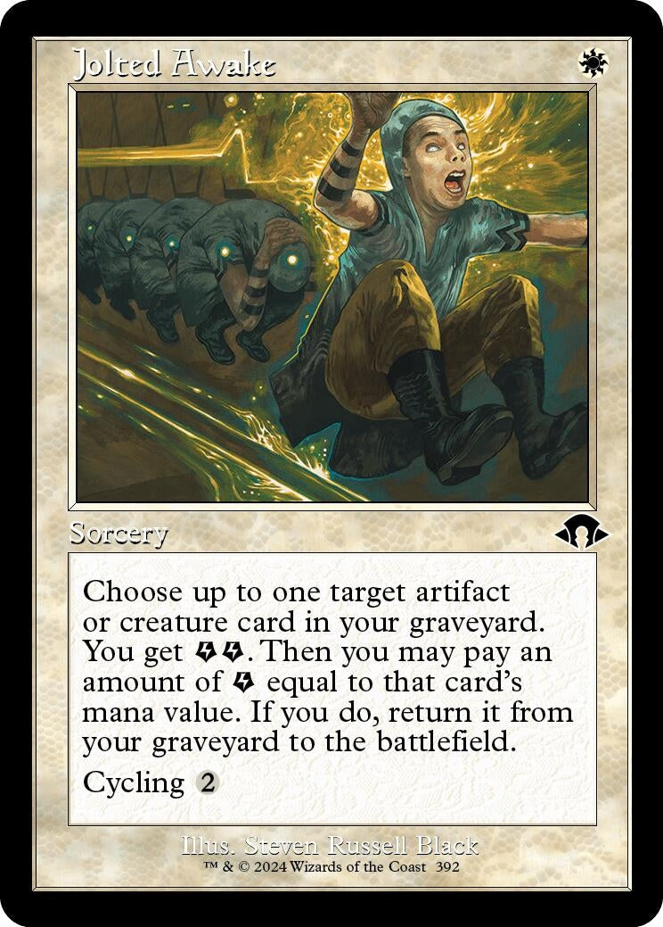 Image for Jolted Awake (Retro Frame) (392) (MH3) - Magic: The Gathering