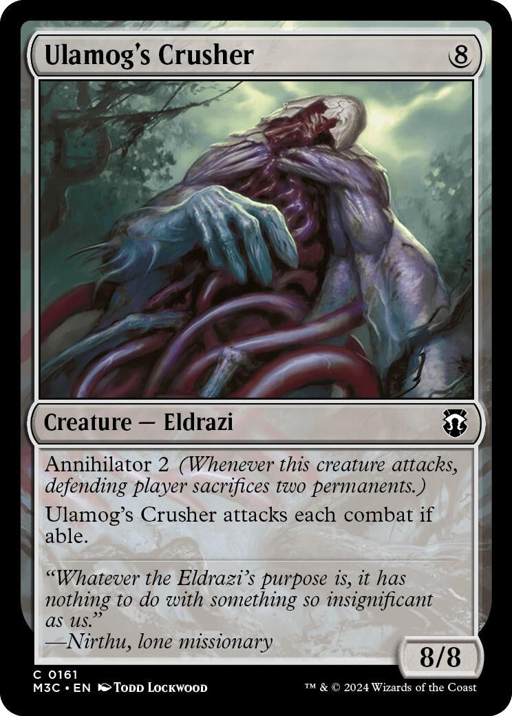 Image for Ulamog's Crusher (161) (M3C) - Magic: The Gathering