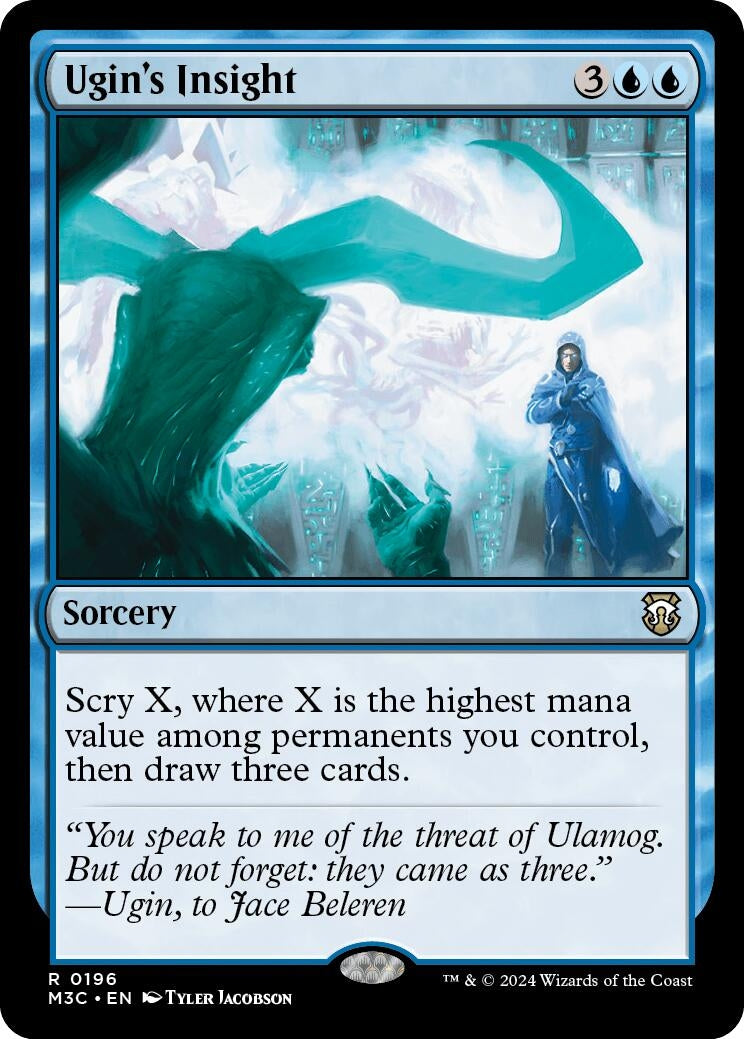 Image for Ugin's Insight (196) (M3C) - Magic: The Gathering