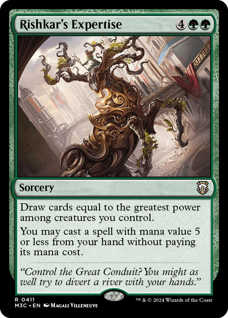 Image for Rishkar's Expertise (411) (M3C) - Magic: The Gathering