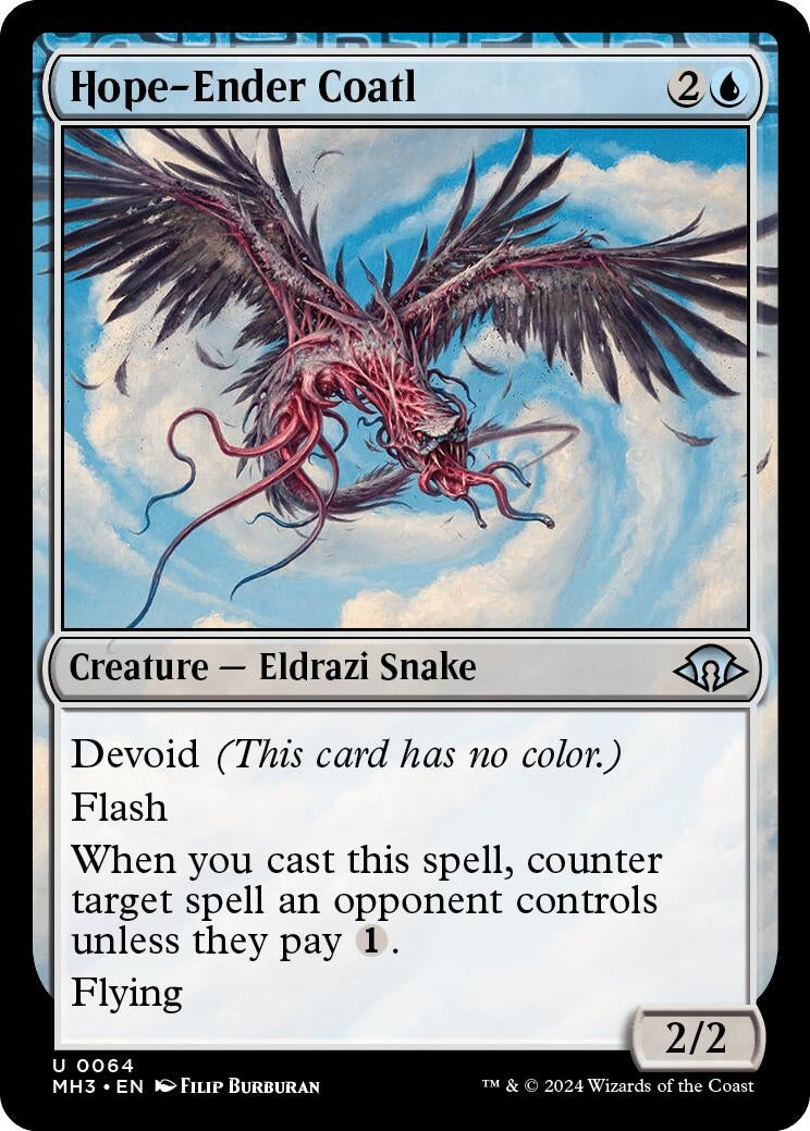 Image for Hope-Ender Coatl (64) (MH3) - Magic: The Gathering