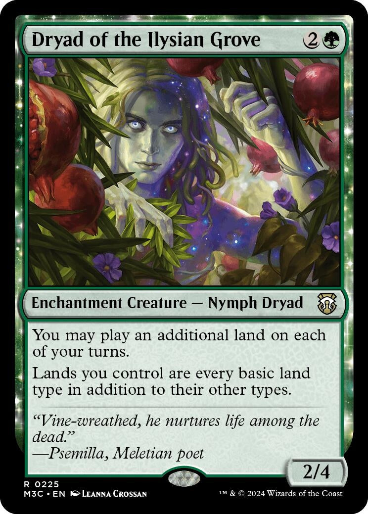 Image for Dryad of the Ilysian Grove (225) (M3C) - Magic: The Gathering