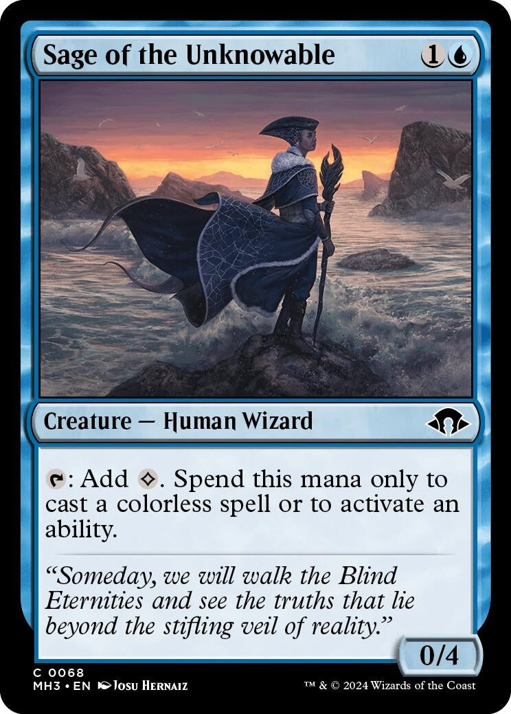 Image for Sage of the Unknowable (68) (MH3) - Magic: The Gathering