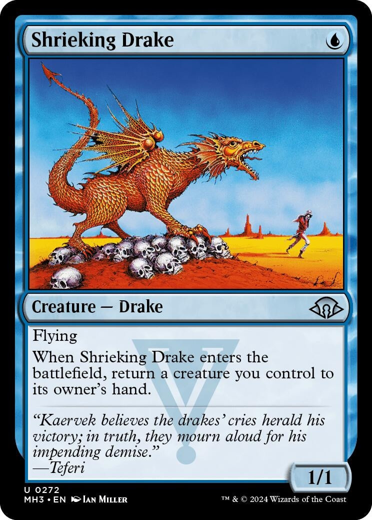 Image for Shrieking Drake (272) (MH3) - Magic: The Gathering