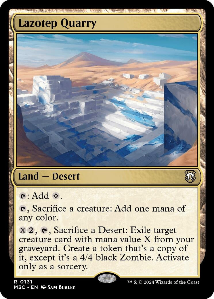 Image for Lazotep Quarry (131) (M3C) - Magic: The Gathering