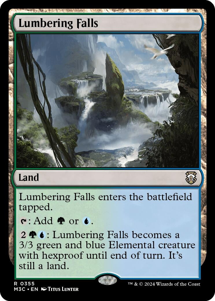 Image for Lumbering Falls (355) (M3C) - Magic: The Gathering