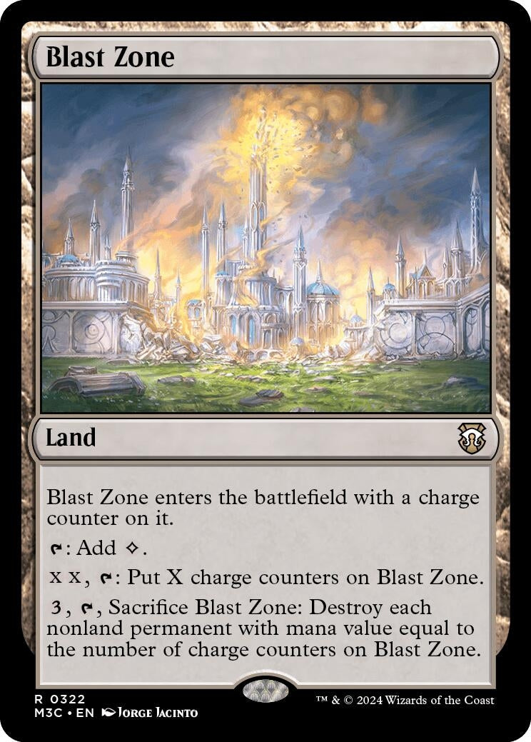 Image for Blast Zone (322) (M3C) - Magic: The Gathering