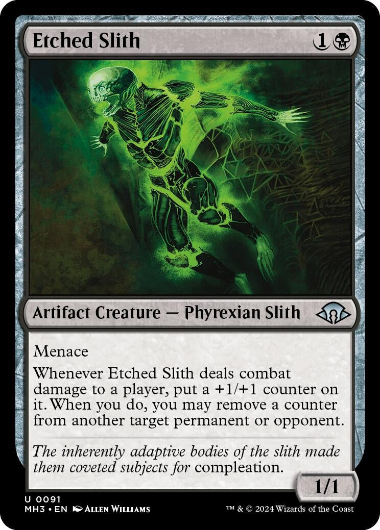 Image for Etched Slith (91) (MH3) - Magic: The Gathering