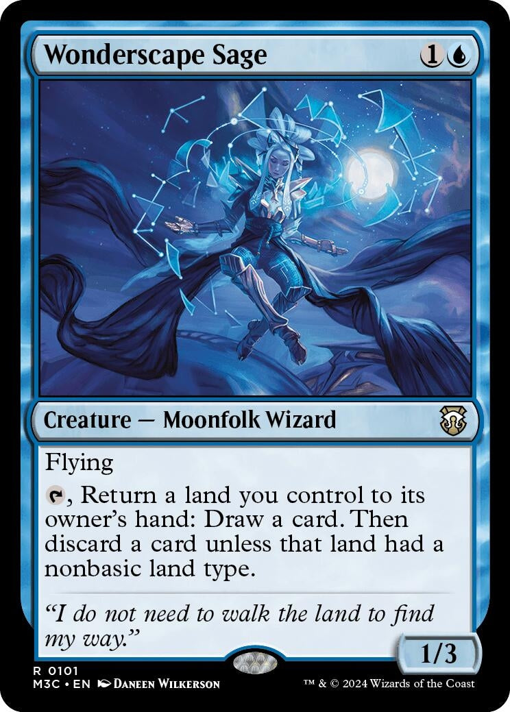 Image for Wonderscape Sage (101) (M3C) - Magic: The Gathering
