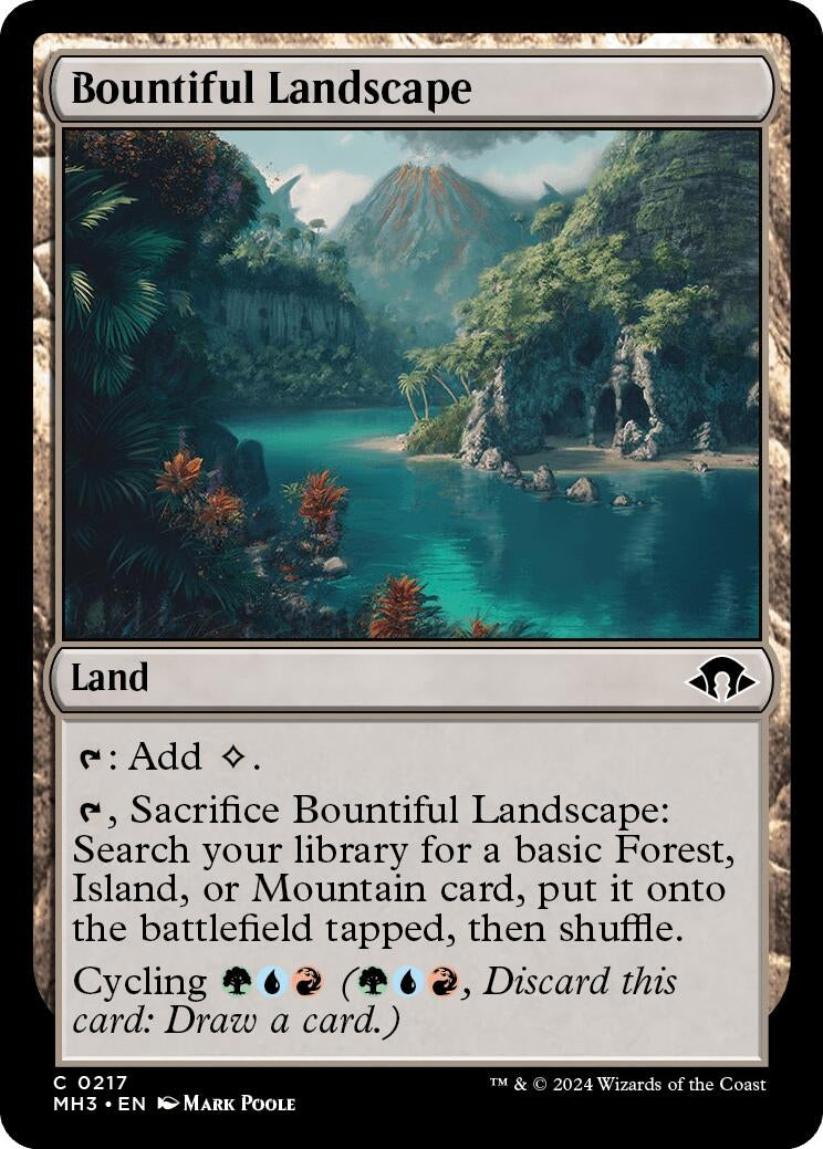 Image for Bountiful Landscape (217) (MH3) - Magic: The Gathering