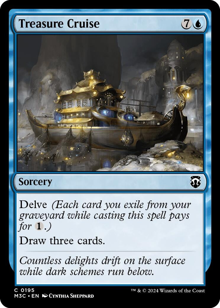 Image for Treasure Cruise (195) (M3C) - Magic: The Gathering