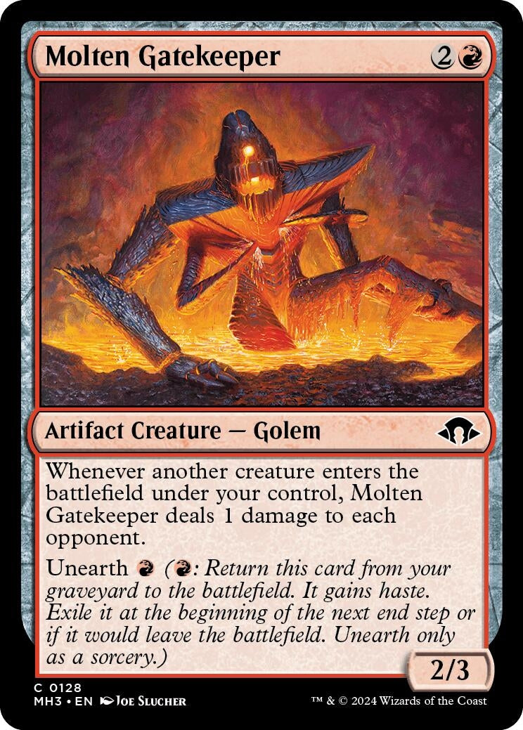 Image for Molten Gatekeeper (128) (MH3) - Magic: The Gathering