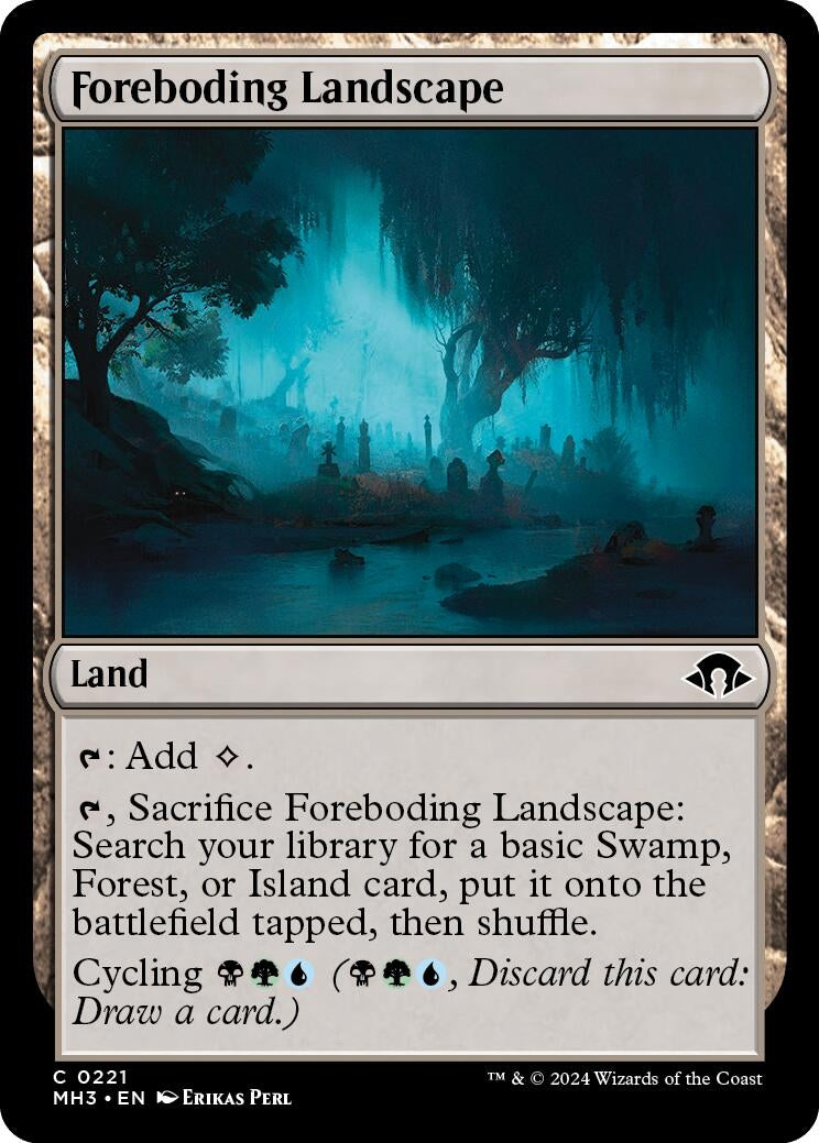 Image for Foreboding Landscape (221) (MH3) - Magic: The Gathering