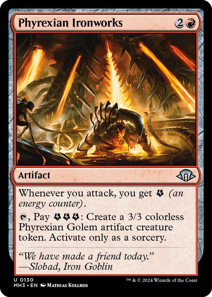 Image for Phyrexian Ironworks (130) (MH3) - Magic: The Gathering
