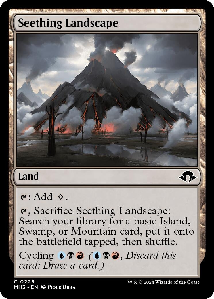 Image for Seething Landscape (225) (MH3) - Magic: The Gathering