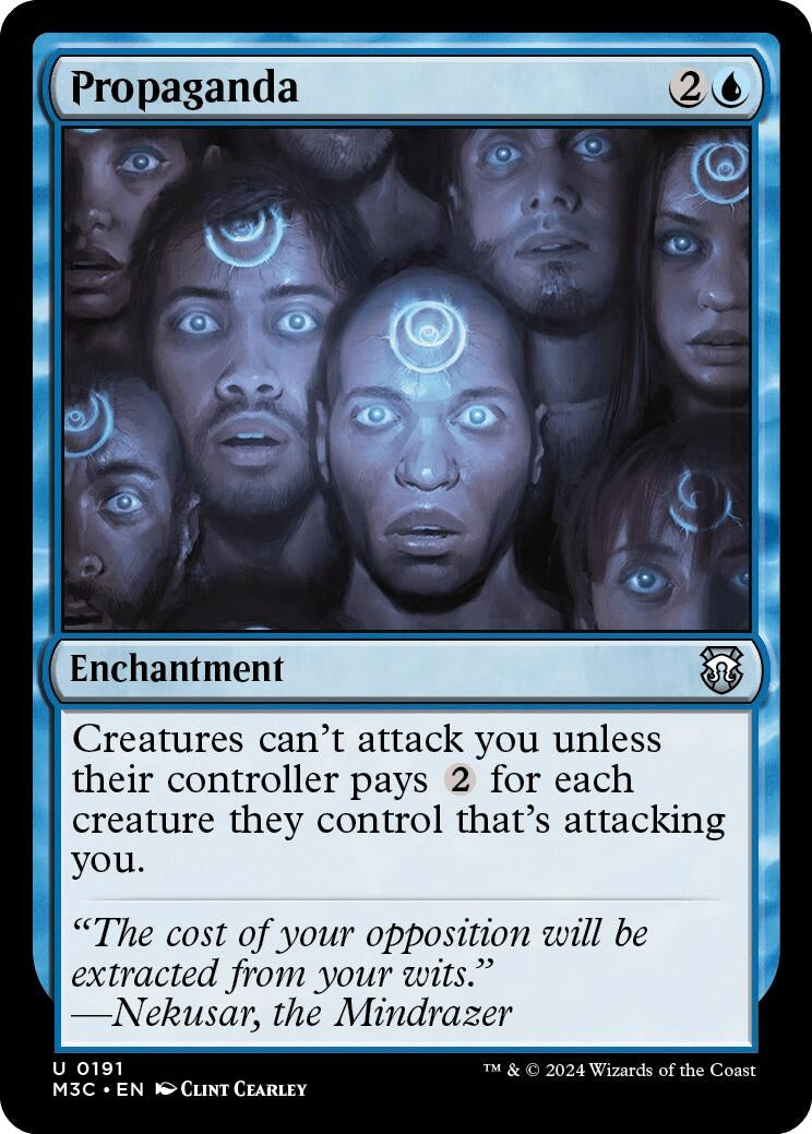 Image for Propaganda (191) (M3C) - Magic: The Gathering