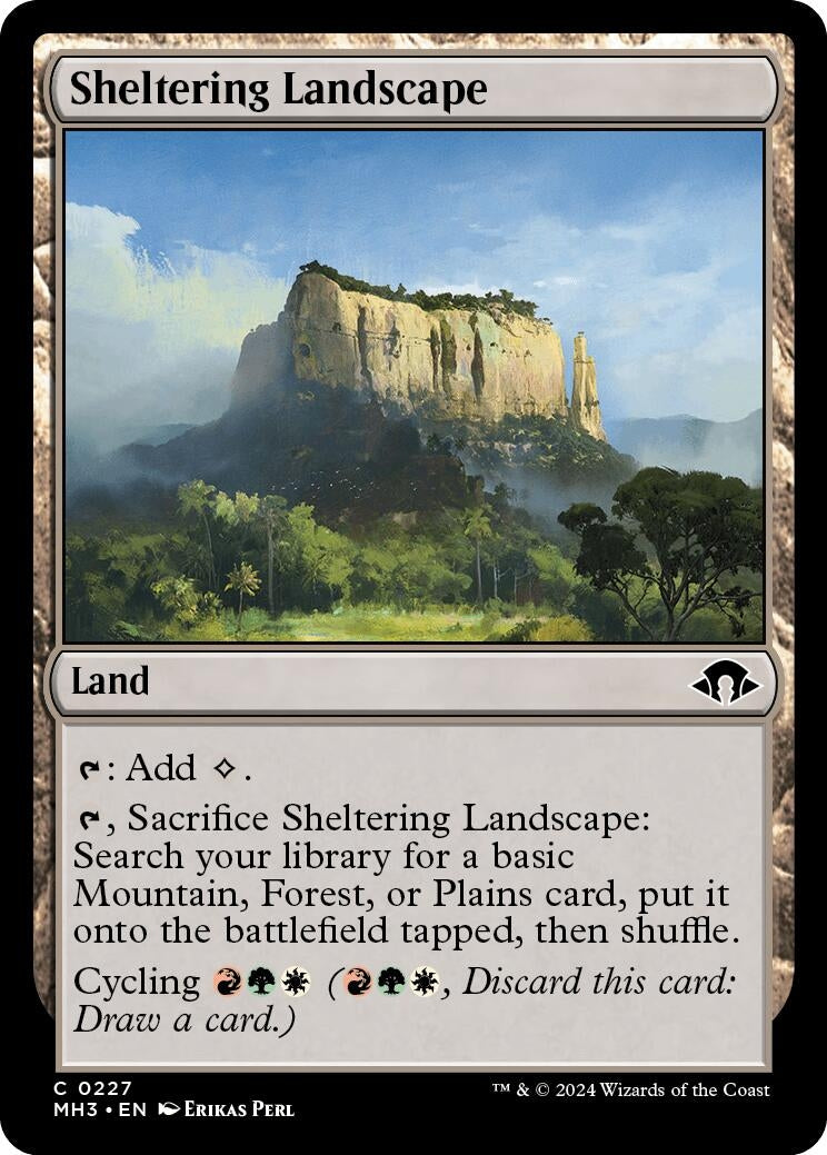 Image for Sheltering Landscape (227) (MH3) - Magic: The Gathering