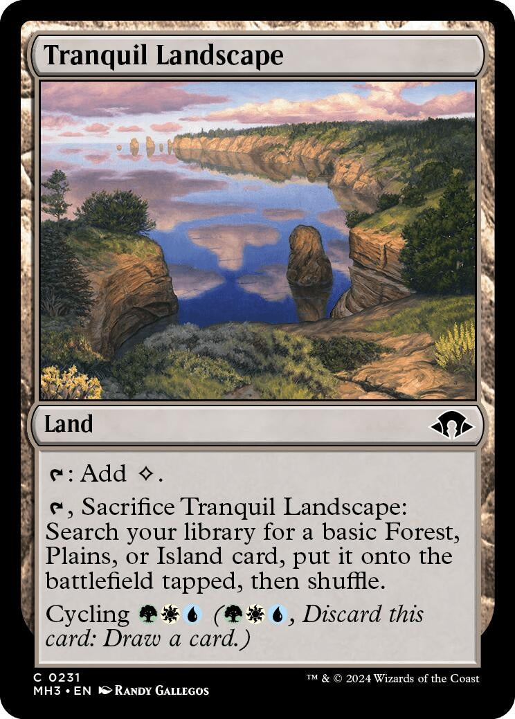 Image for Tranquil Landscape (231) (MH3) - Magic: The Gathering