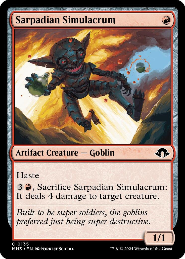 Image for Sarpadian Simulacrum (135) (MH3) - Magic: The Gathering